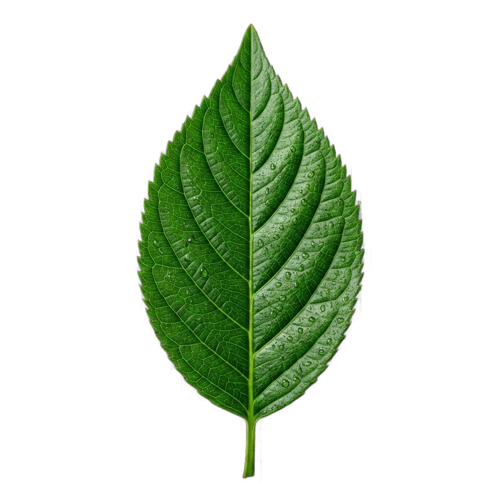Premium organic leaf decoration