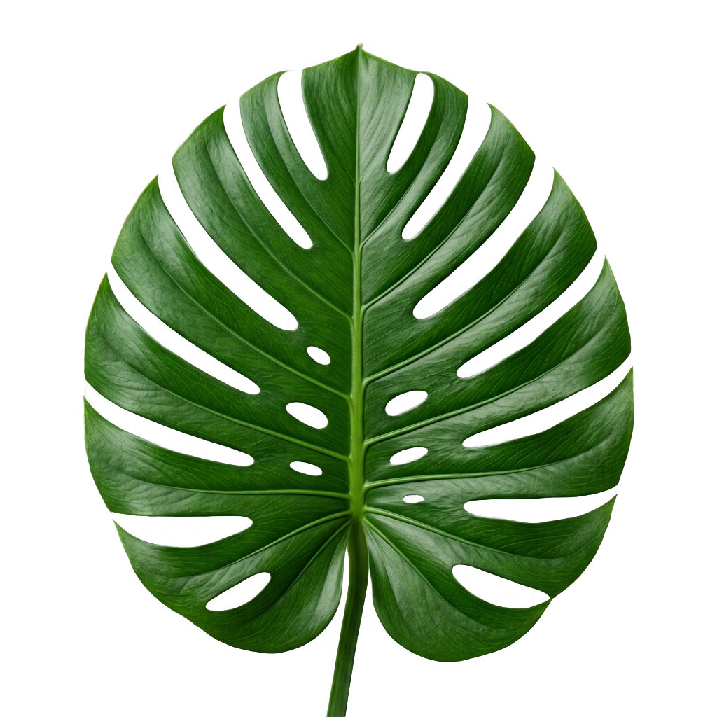 Premium organic leaf decoration